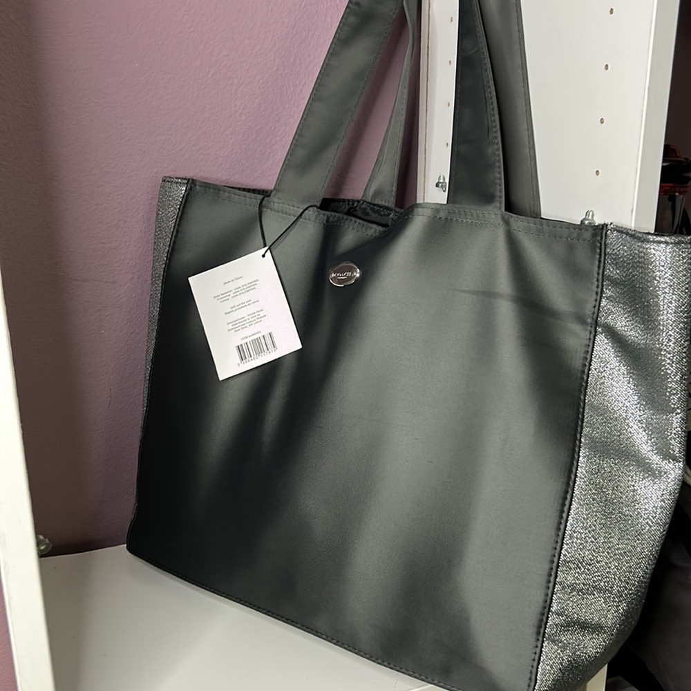 •Coach Satin Tote - Picture 3 of 9